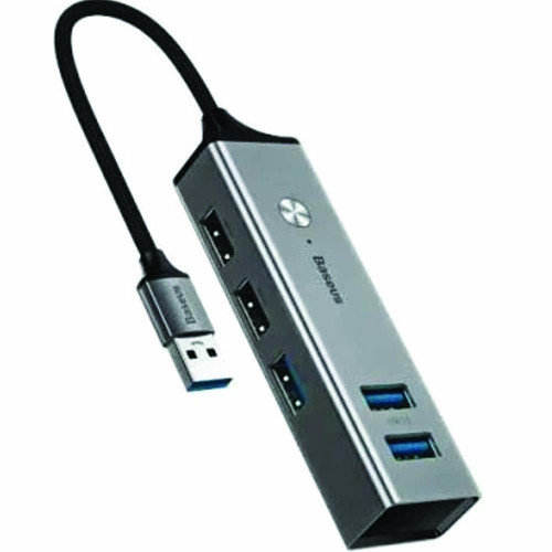 Baseus Cube USB to USB 3.0*3 +USB2.0 *2 HUB Adapter