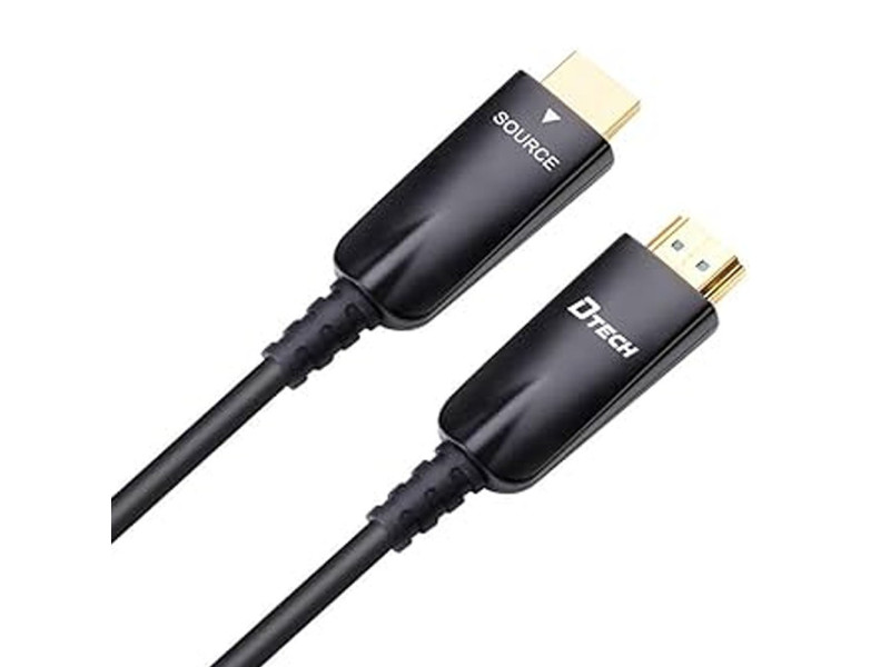 DTECH HDMI TO HDMI CABLE FIBER OPTIC 100M HF516