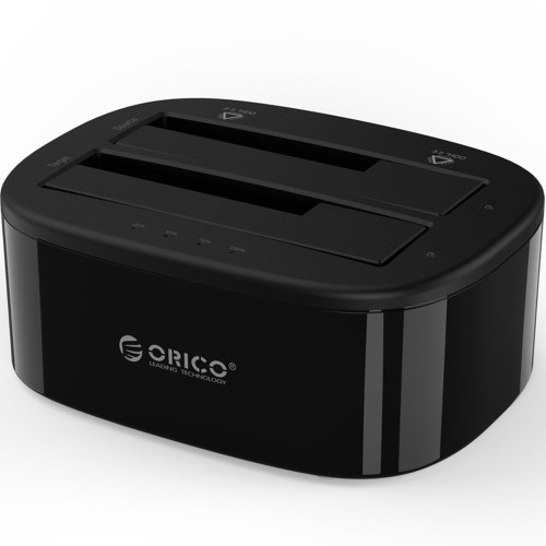 ORICO 6228US3-C 2.5 / 3.5INCH DUAL BAY USB 3.0 1 TO 1 CLONE HARD DRIVE DOCK