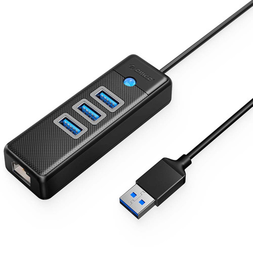 ORICO USB TO 3 PORT USB HUB+LAN(PW3UR-U3)