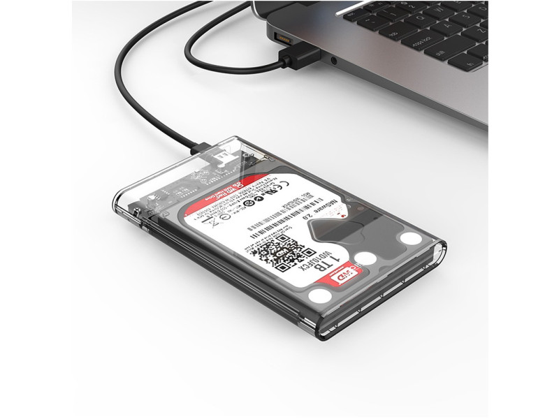 ORICO 2.5INCH TRANSPARENT TYPE C HARD DRIVE ENCLOSURE (2139C3-G2)