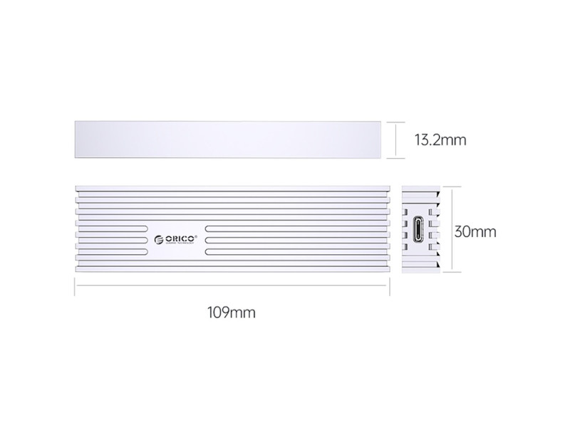 ORICO FV35C3-G2 M.2 NVMe/SATA DUAL PROTOCOL SSD ENCLOSURE