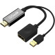 QGEEM HDMI TO DISPLAYPORT CONVERTER WITH USB POWER