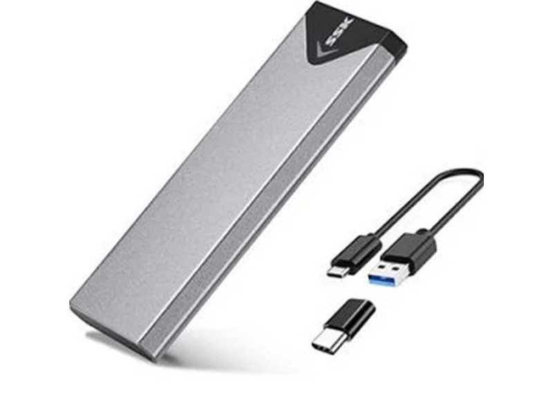 SSK SHE-C320 Aluminium Alloy External M.2 SSD Hard Drive Enclosure