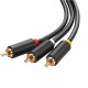 UGREEN 3RCA MALE TO MALE CABLE 1.5M (10524)