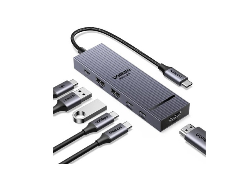 UGREEN 6 IN 1 USB C DOCKING STATION CM818 (45363)