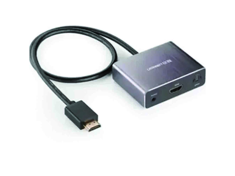 UGREEN HDMI TO HDMI WITH SPDIF+3.5MM CONVERTER (40281)