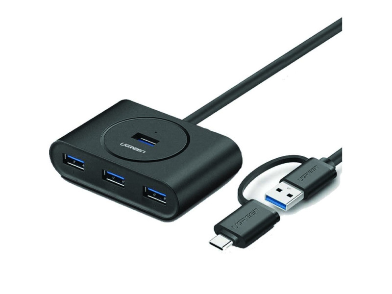 UGREEN USB 3.0 HUB WITH TYPE C 1M (40850)