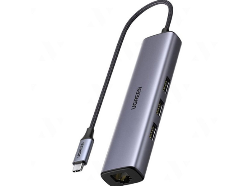 UGREEN USB-C HUB WITH GIGABIT ETHERNET ADAPTER CM475(20920)