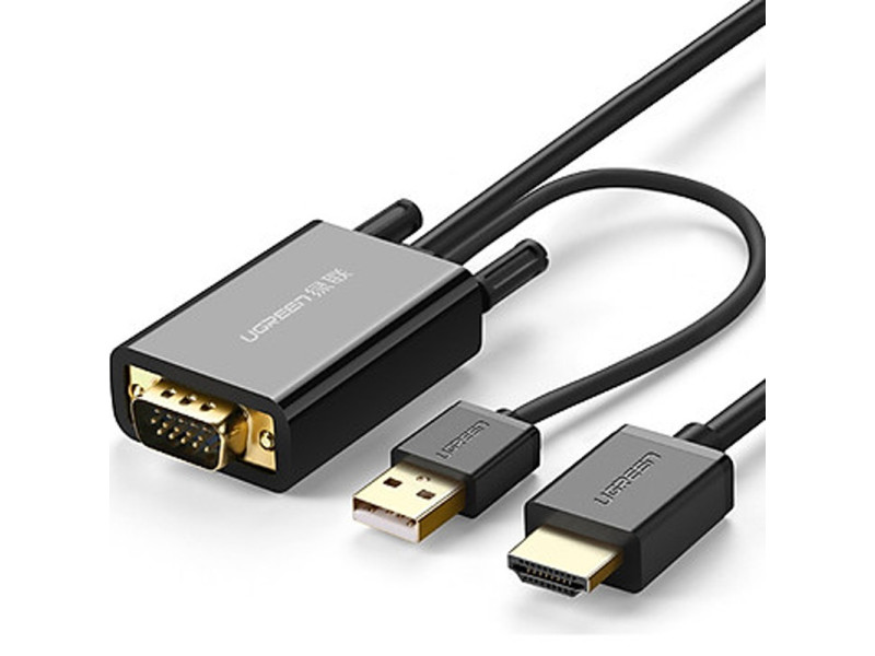 UGREEN VGA TO HDMI CABLE 2M(30840)