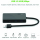 UGREEN 3PORT USB 2.0 HUB WITH EXTERNAL STEREO SOUND ADAPTER (30421)