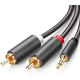 UGREEN 3.5MM TO 2RCA M/M AUDIO CABLE 5M(10513)