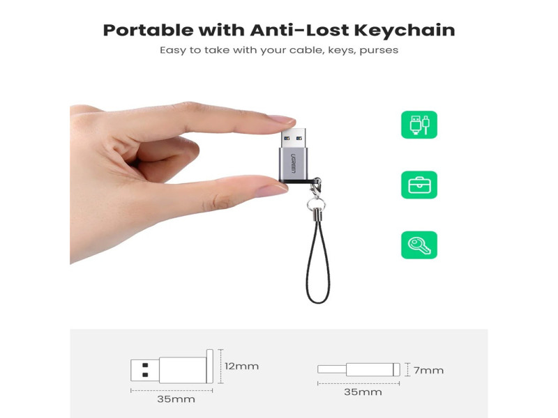 UGREEN USB C ADAPTER USB A 3.0 TO USB 3.1 TYPE C CONNECTOR (50533)