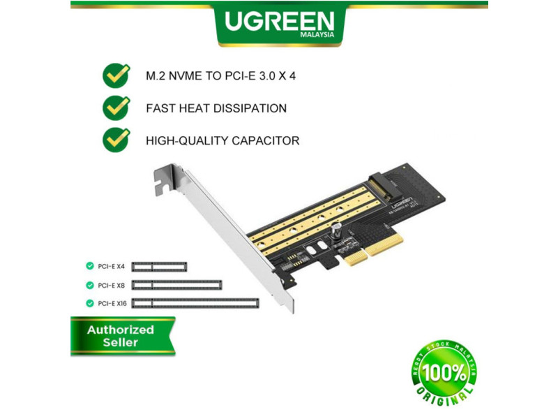 UGREEN 70503 M.2 NVME TO PCle 3.0 4X ADAPTER EXPRESS CARD