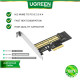 UGREEN 70503 M.2 NVME TO PCle 3.0 4X ADAPTER EXPRESS CARD