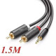 UGREEN AUDIO 1/2 CABLE 1.5M (10511)