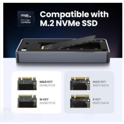 UGREEN CM642 M.2 NVMe SATA SSD Enclosure