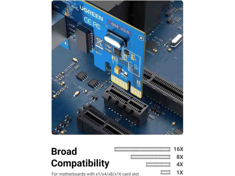 UGREEN GIGABIT PCI-E NETWORK ADAPTER (30771)