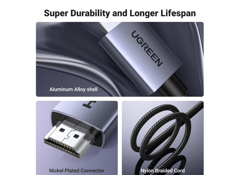 UGREEN HDMI TO HDMI CABLE 4K  3M(25300)