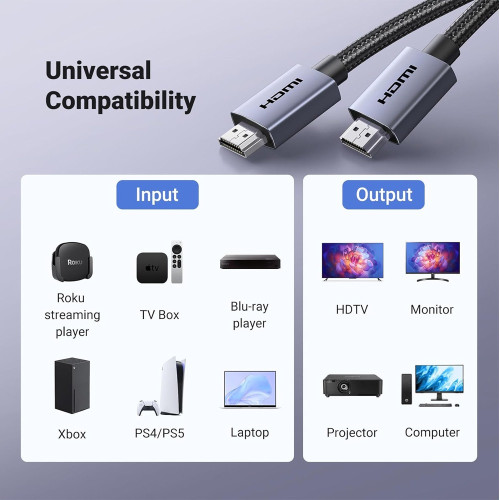 UGREEN HDMI TO HDMI CABLE 4K  3M(25300)
