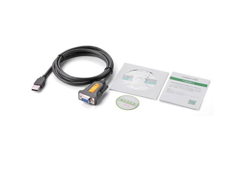 UGREEN USB 2.0 TO SERIAL DB9 CABLE 1.5M CR104 (20201)