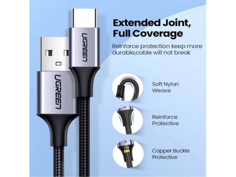 UGREEN USB-A TO TYPE-C CABLE 3M (60408)