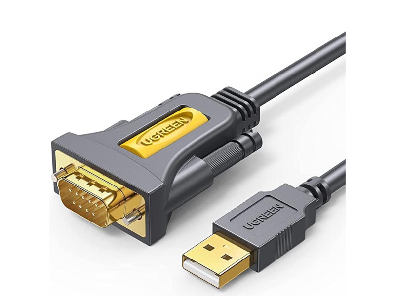 UGREEN USB2.0 TO SERIAL DB9 CABLE 1.5M CR104 (20211)