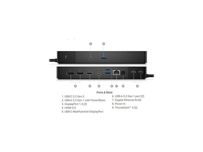 DELL THUNDERBOLT 4 DOCKING STATION (WD22TB4)