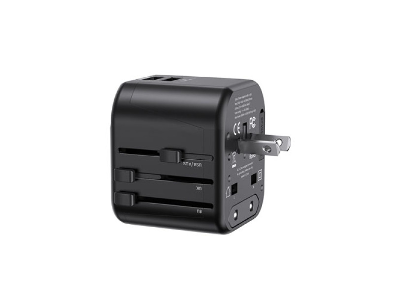 USAMS 12W DUAL USB UNIVERSEL TRAVEL ADAPTER (T55)