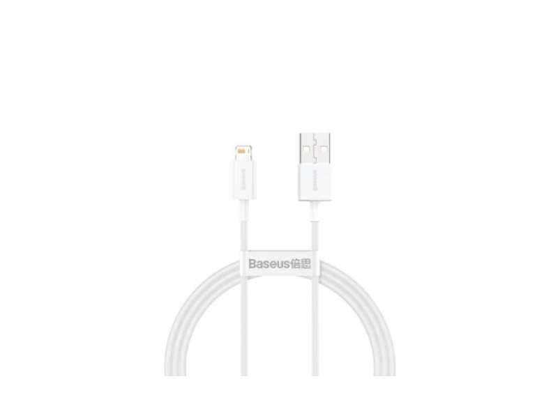 Baseus Superior Series Fast Charging Data Cable USB to iP 2.4A 1m White – CALYS-A02