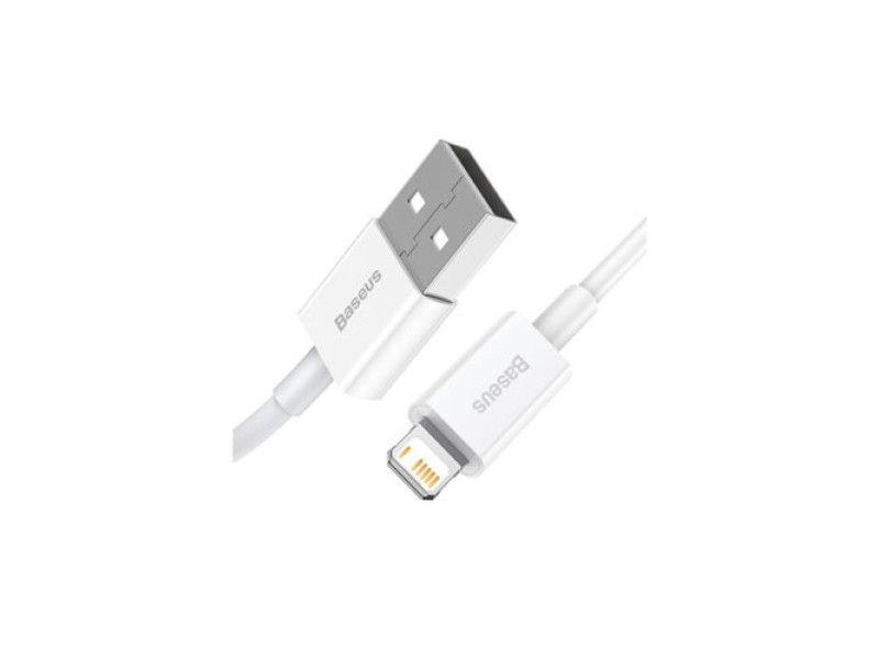 Baseus Superior Series Fast Charging Data Cable USB to iP 2.4A 1m White – CALYS-A02