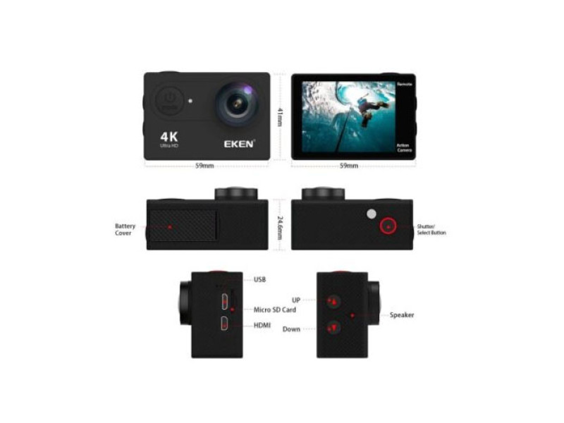 EKEN H9R 4K Wifi Waterproof Action Camera With Remote Control