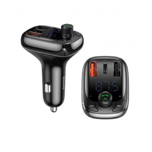  BASEUS S-13 T-TYPE BLUETOOTH MP3 CAR CHARGER