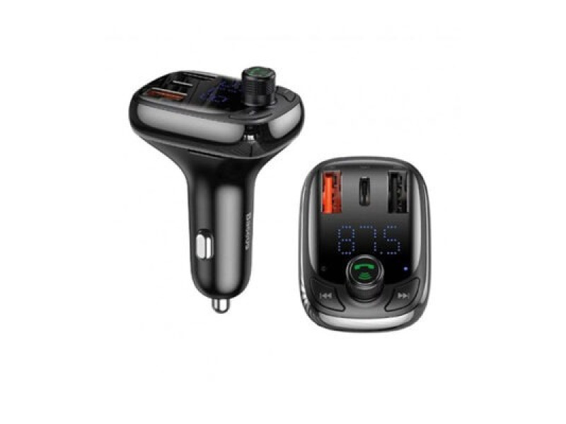 BASEUS S-13 T-TYPE BLUETOOTH MP3 CAR CHARGER