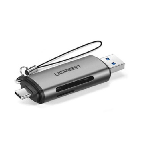 UGREEN 2-IN-1 USB-C/USB-A SD TF MEMORY CARD READER OTG ADAPTER (50706)