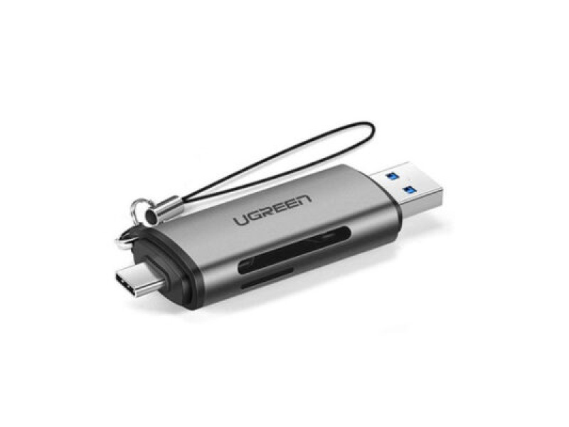 UGREEN 2-IN-1 USB-C/USB-A SD TF MEMORY CARD READER OTG ADAPTER (50706)