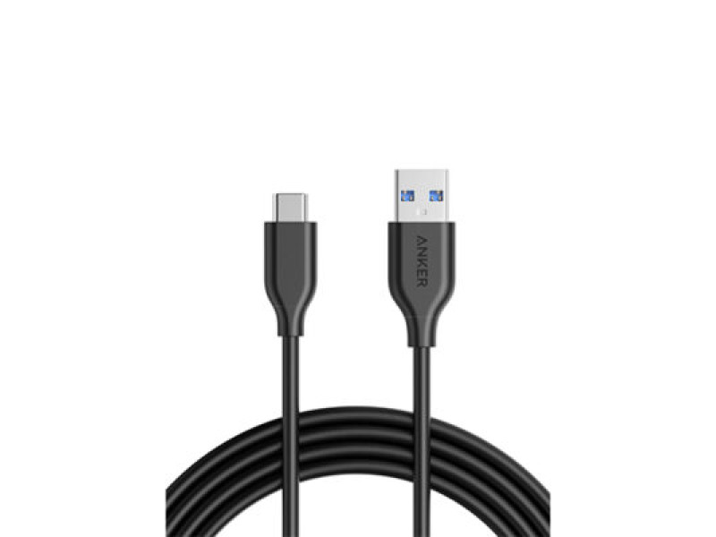 Anker PowerLine USB-C to USB 3.0 Cable 6ft Black (A8166011)