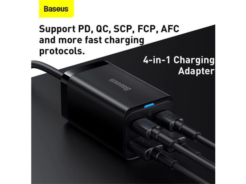 BASEUS GAN 3 PRO 65W DESKTOP FAST CHARGER