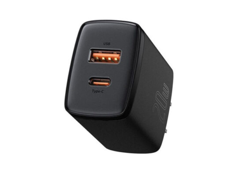 Baseus CCXJ-01 Compact Super Quick Charger Dual Port U+C 20W CN