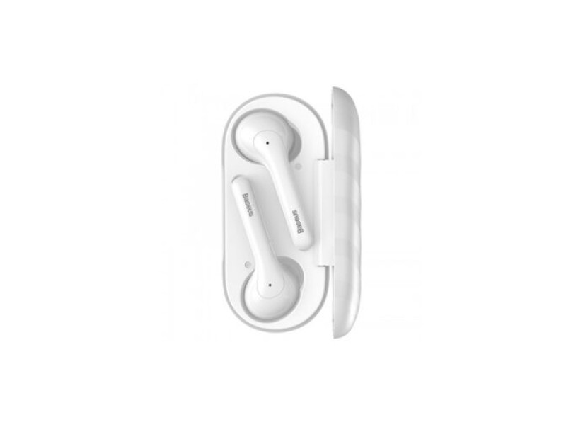 Baseus Encok W07 TWS True Bluetooth Dual Earbuds White