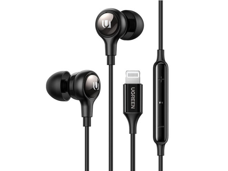 UGREEN MFI CERTIFIED LIGHTNING EARPHONE (30631)