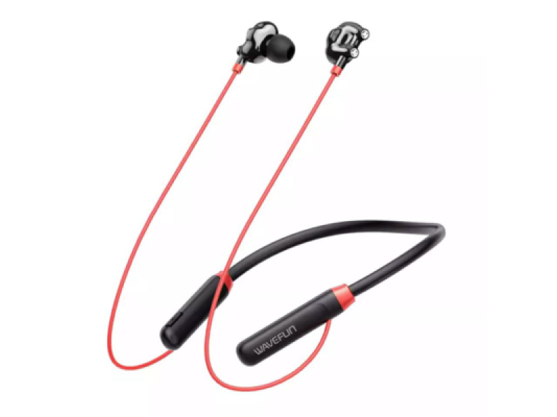 Wavefun Flex U Dual Dynamic Speaker Wireless Neckband Earphone