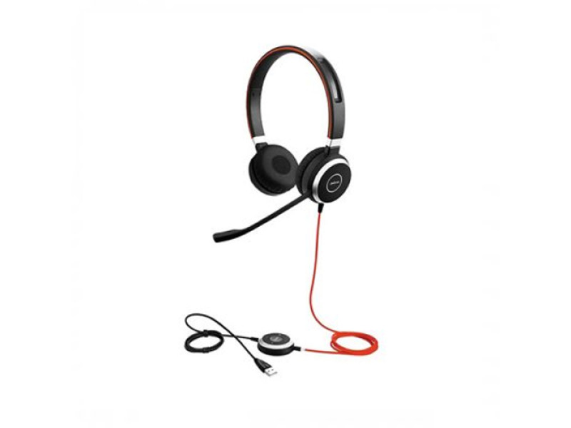 Jabra Evolve 40 DUO USB And 3.5mm jack Black Headphone