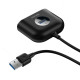 Baseus CAHUB-AY01 Square round 4 in 1 USB HUB Adapter