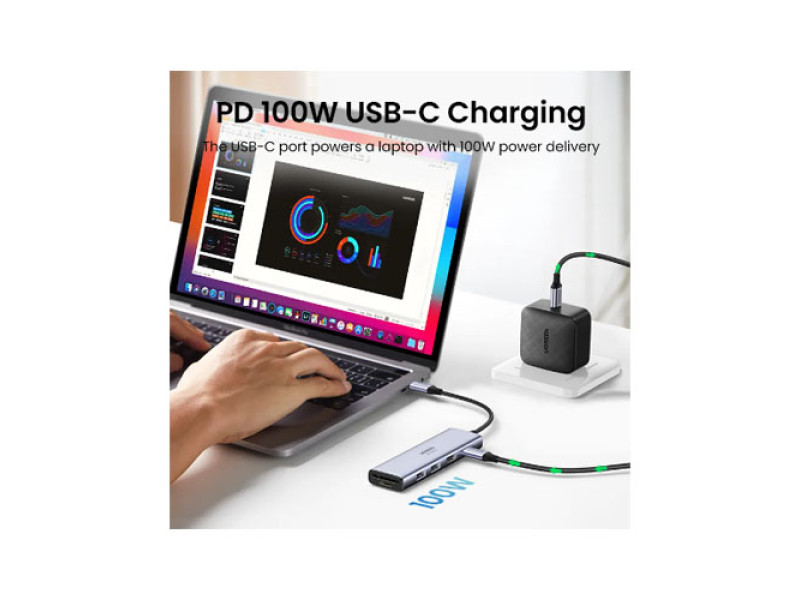 UGREEN USB-C 5 IN 1 MULTIFUNCTION HUB CM511(15597)