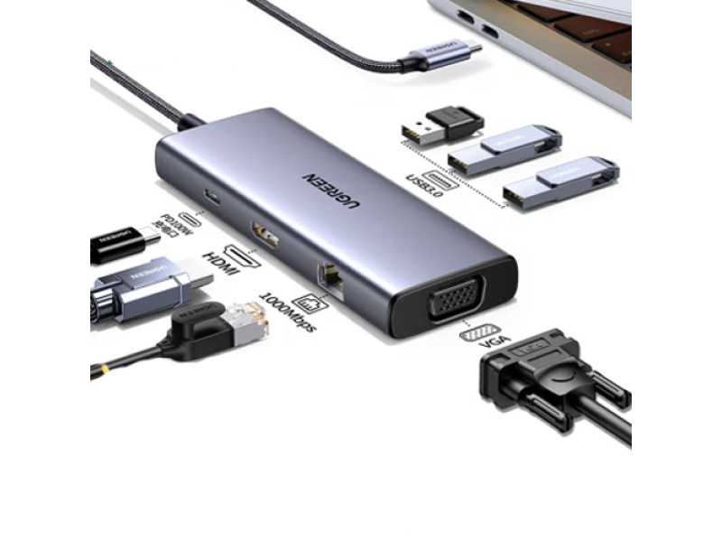 UGREEN 7 IN 1 USB C DOCKING STATION (15599)