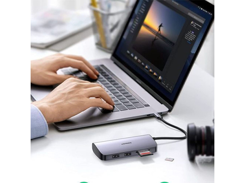 UGREEN 7-IN-1 USB-C MULTIFUNCTION DOCKING STATION CM212 (50852)