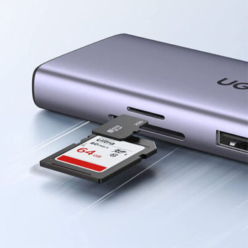 UGREEN USB C 4K 60HZ DUAL HDMI 9 IN 1 HUB (90119)