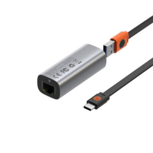 Baseus CAHUB-AF0G USB A Type-C Gigabit LAN Adapter