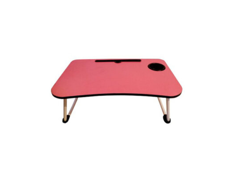 Plywood Pink Multipurpose Folding Study Cum Laptop Table